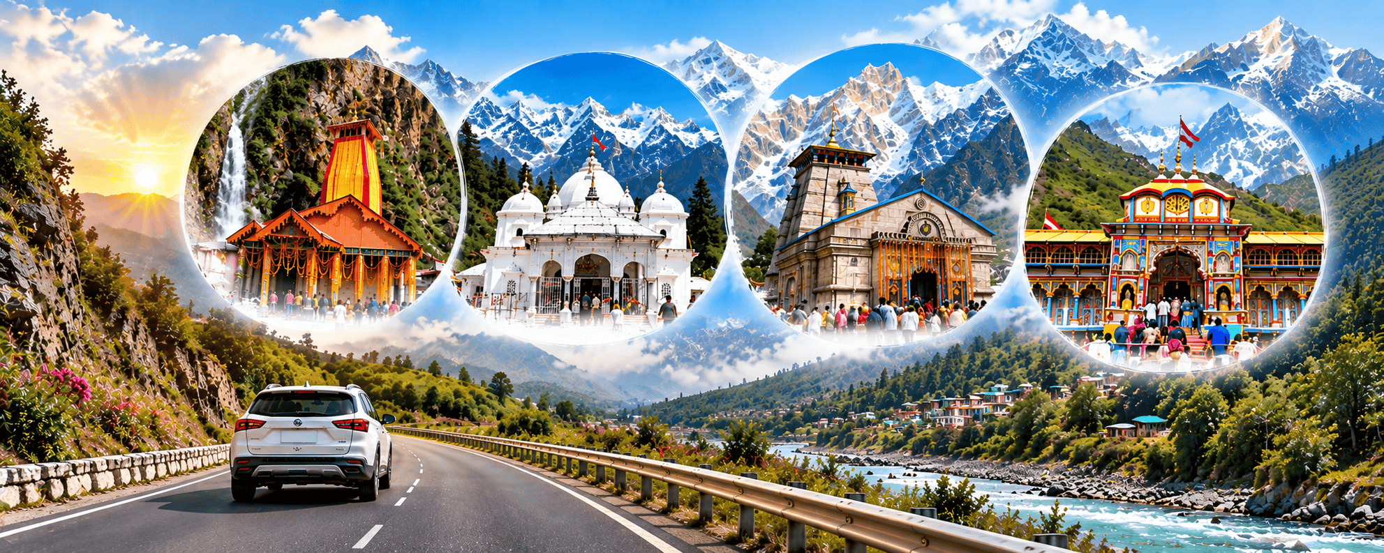 Jamnagar to Char Dham Tour Packages Itinerary Details | Complete Pilgrimage Guide